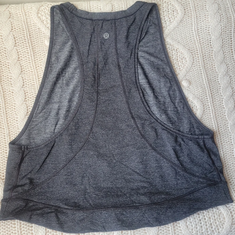 lululemon athletica Charcoal Muscle Tee